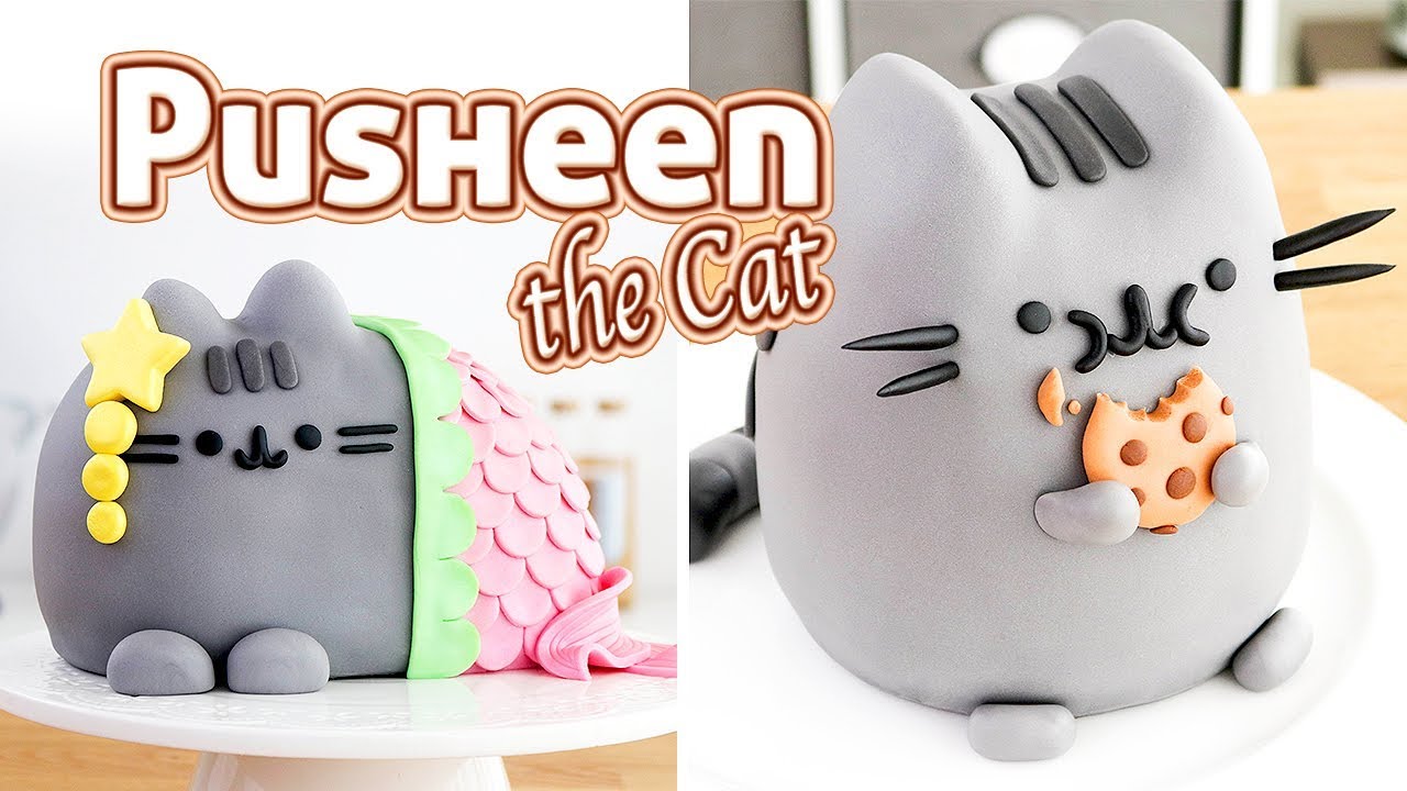 PUSHEEN THE CAT - 2 AMAZING CAKES 🍪Tan Dulce