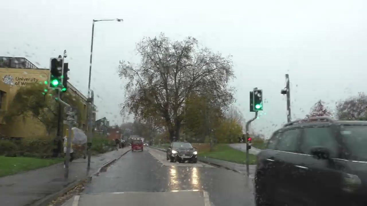 Driving On New Road, Tybridge Street, Hylton Road, Henwick Road, Oldbury Road Tudor Way Worcester UK