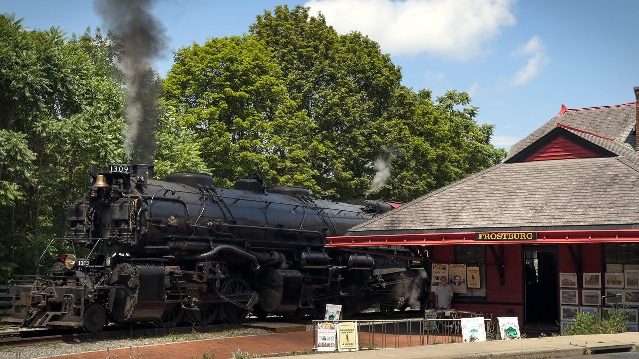 Western Maryland 1309 - Thunder In The Hills | WMSR Frostburg Flyer