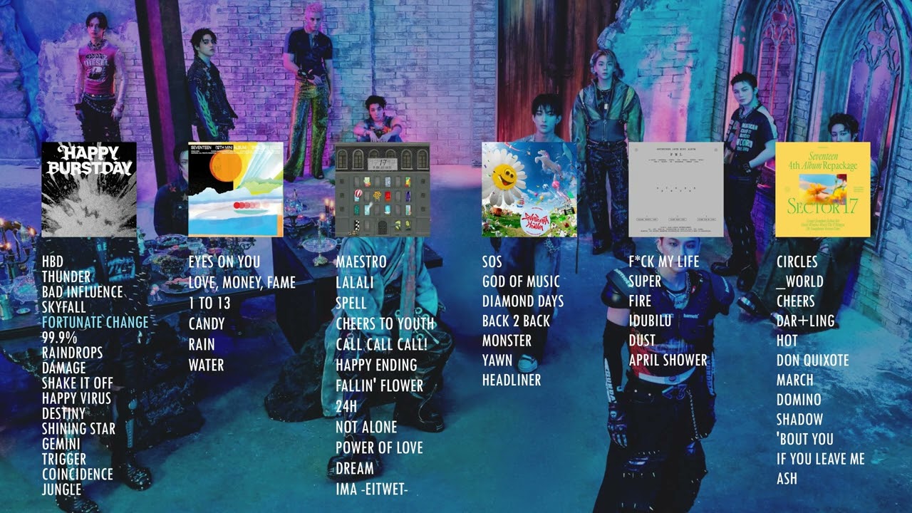 SEVENTEEN -- 6 FULL ALBUM PLAYLIST || Updated (Thunder)