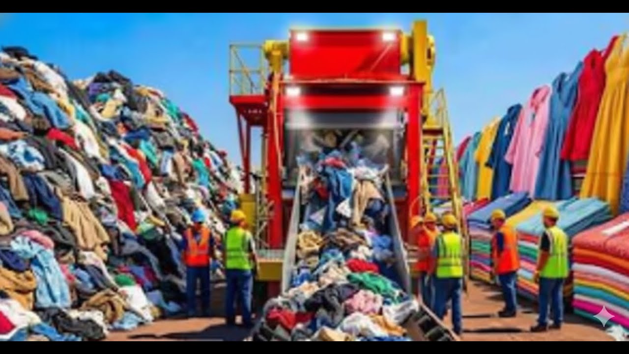 Inside Ralph Lauren’s Clothing Recycling Machines | Turning Old Clothes Into New