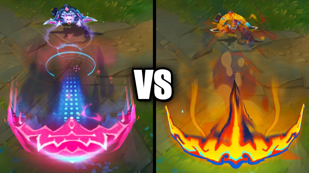 Primordian Briar vs Street Demons Briar Skins Comparison (League of Legends)