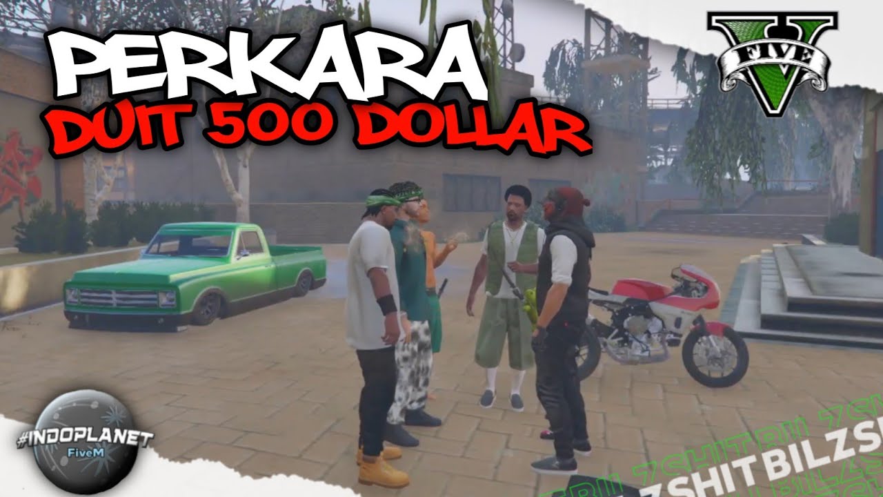 NGAKAK!! PERKARA DUIT $500 DOLLAR TONGKRONGAN JADI BUBAR - GTA V ROLEPLAY #indoplanet