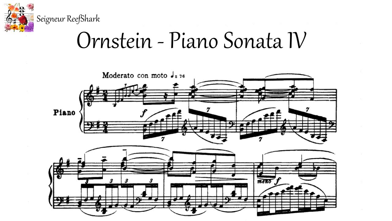 Ornstein - Piano Sonata IV (Kharitonov)