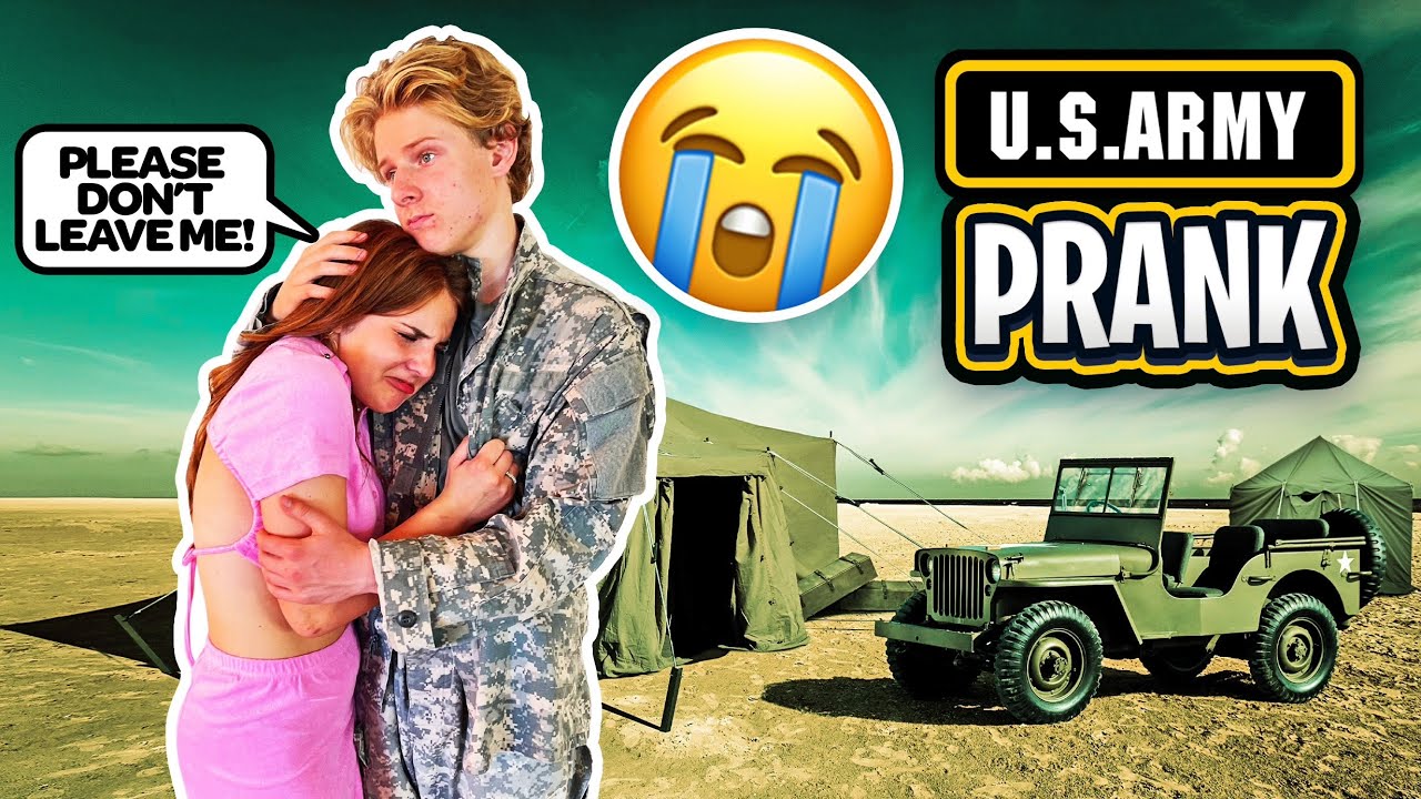 Вступая в армию, пранк над девушкой! **Она ПЛАКАЛА** 😭 | Лев Кэмерон