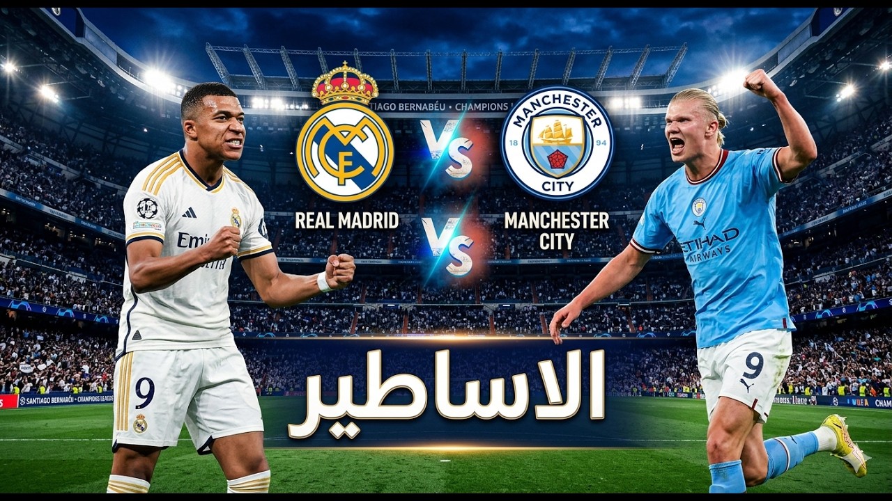 🔴 بث مباشر  ريال مدريد  مانشستر سيتي