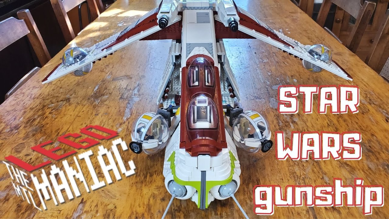 Republic Gunship by the Montreal Lego Maniac - unboxing, speed build and review