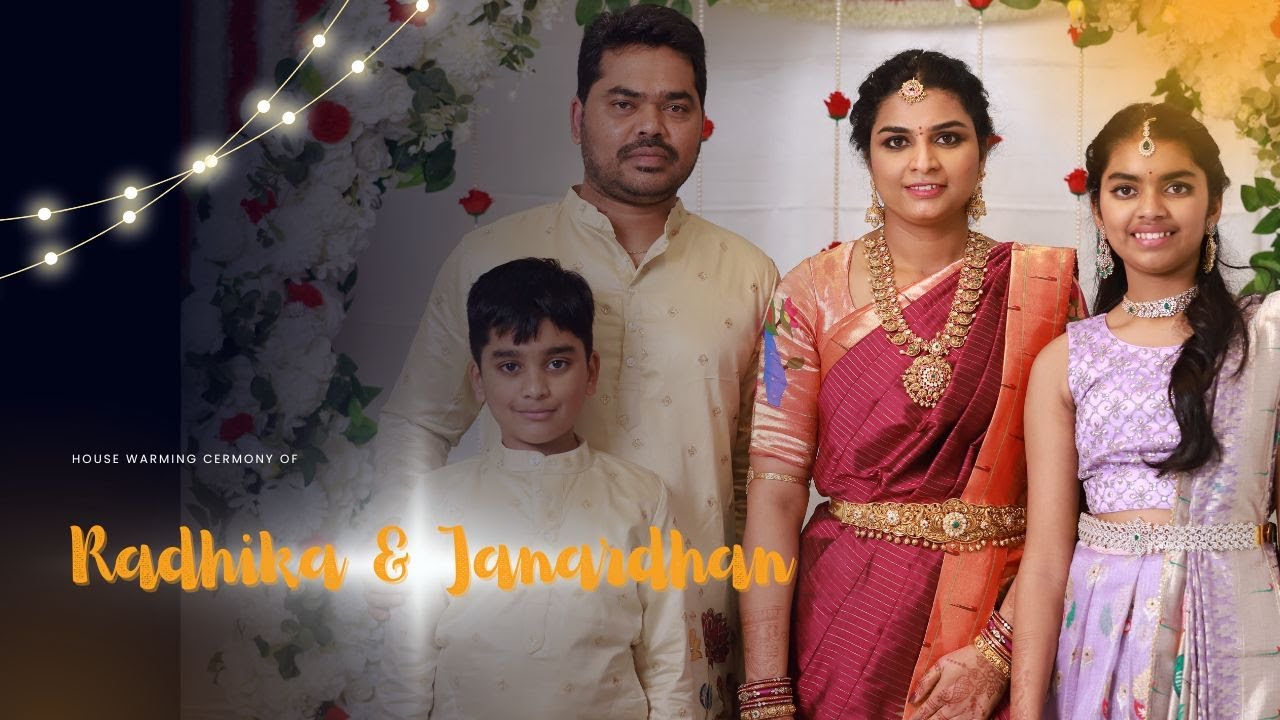 Radhika Janardhan| Telugu housewarming ceremony | Melbourne | Australia | Cinematic Video | HD