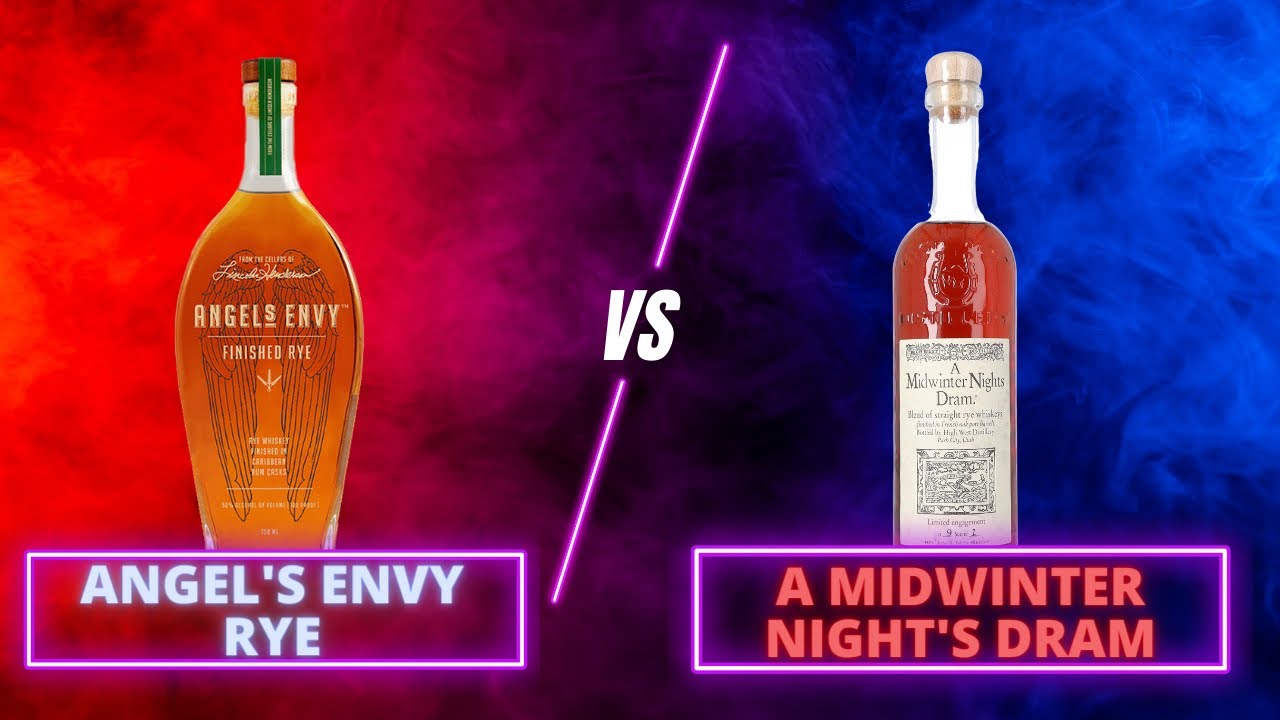 The BEST Christmas Whiskey? | Angel's Envy Rye vs High West A Midwinter Nights Dram BLIND REACTIONS