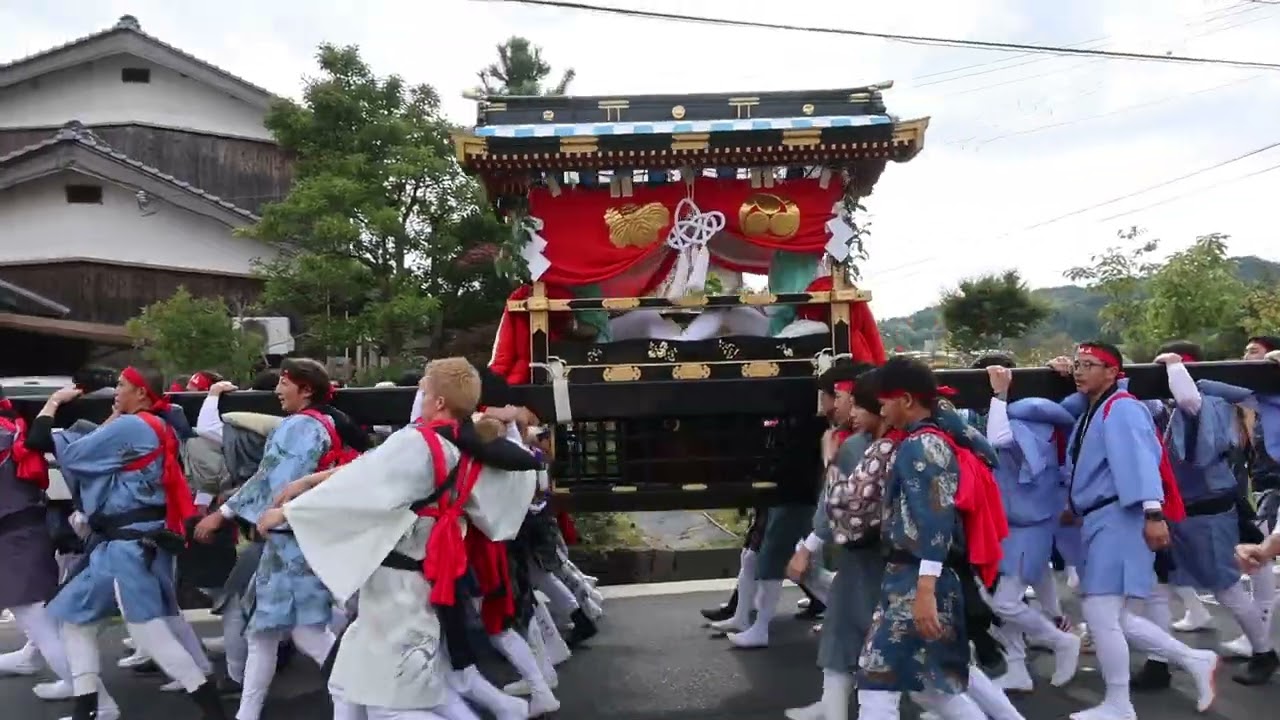 2025/10/12 久美浜秋祭り 町内巡行