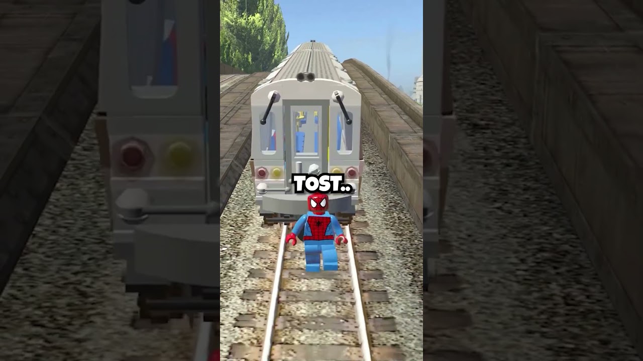 Spider-Man Oyunlarında Tren &Ccedil;arparsa N'olur?