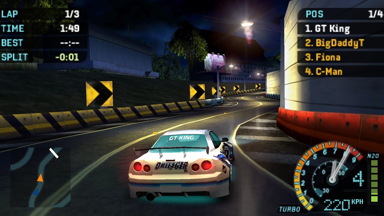 NFS Underground Rivals - PSP Gameplay [PPSSPP Emulated on PC]