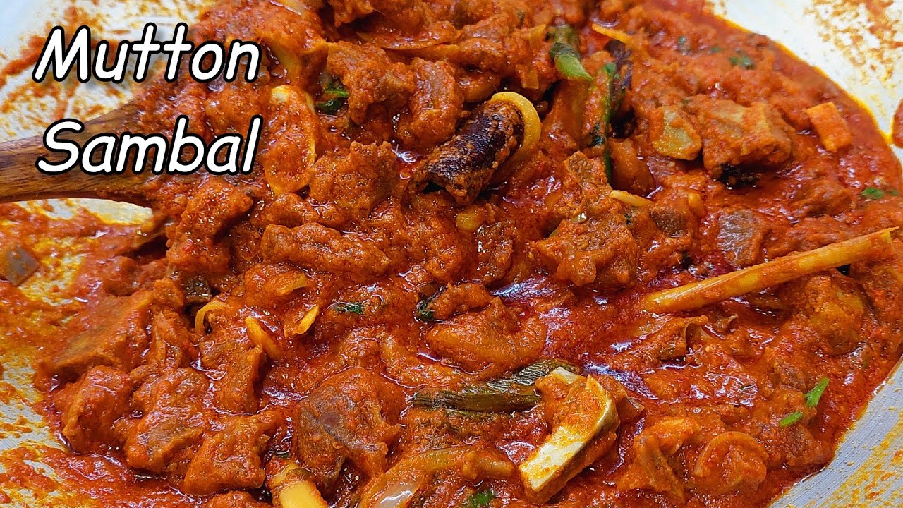 KAMBING MASAK MERAH dan RAITA, menu paling sedap👌