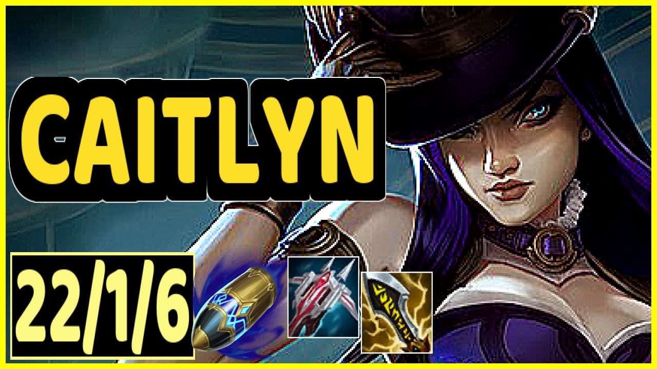 Lethality Caitlyn 1 shot build - Patch 26.2 Rank game!