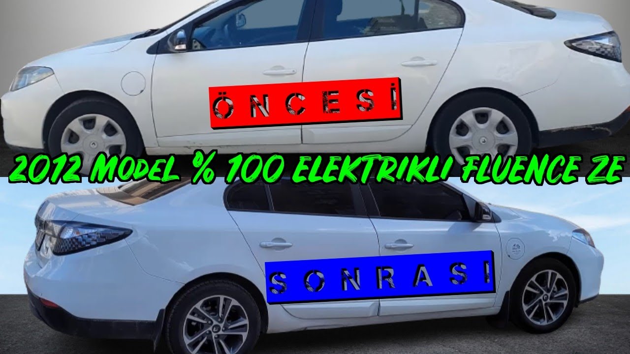 %100 Elektrikli Renault Fluence ZE Aracımıza 4 Mevsim Lastikler ve JANT Uygulama | Değişim Aşaması 2