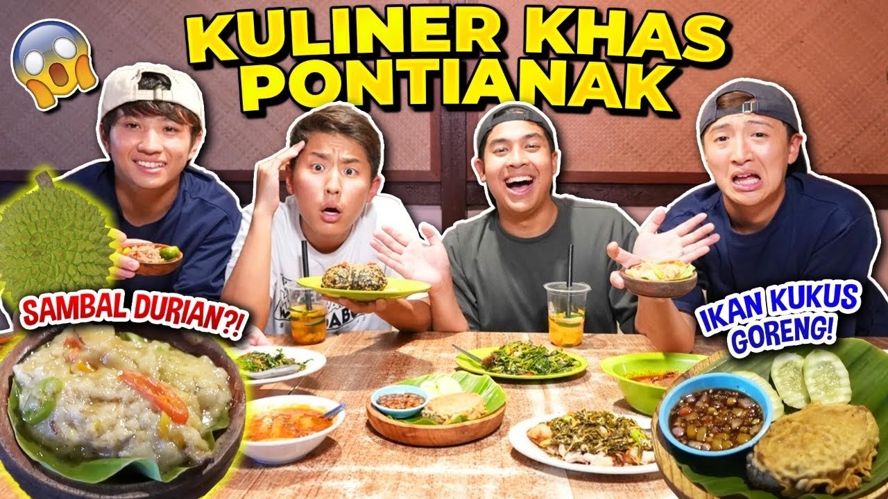 SAMBAL PAKE DURIAN!? COBA KULINER KHAS PONTIANAK! | VLOG WASEDABOYS