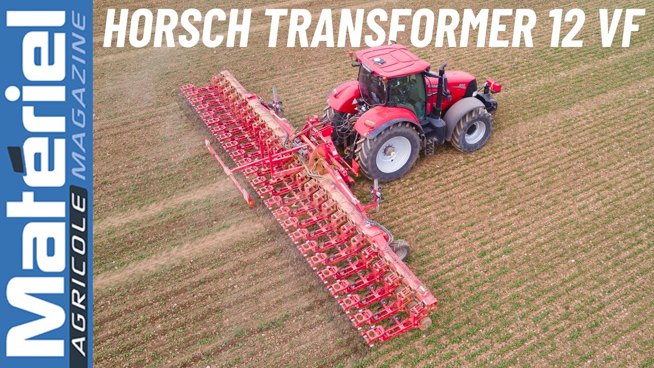 Biner en 12 m avec coupure rang par rang - Horsch Transformer 12 VF