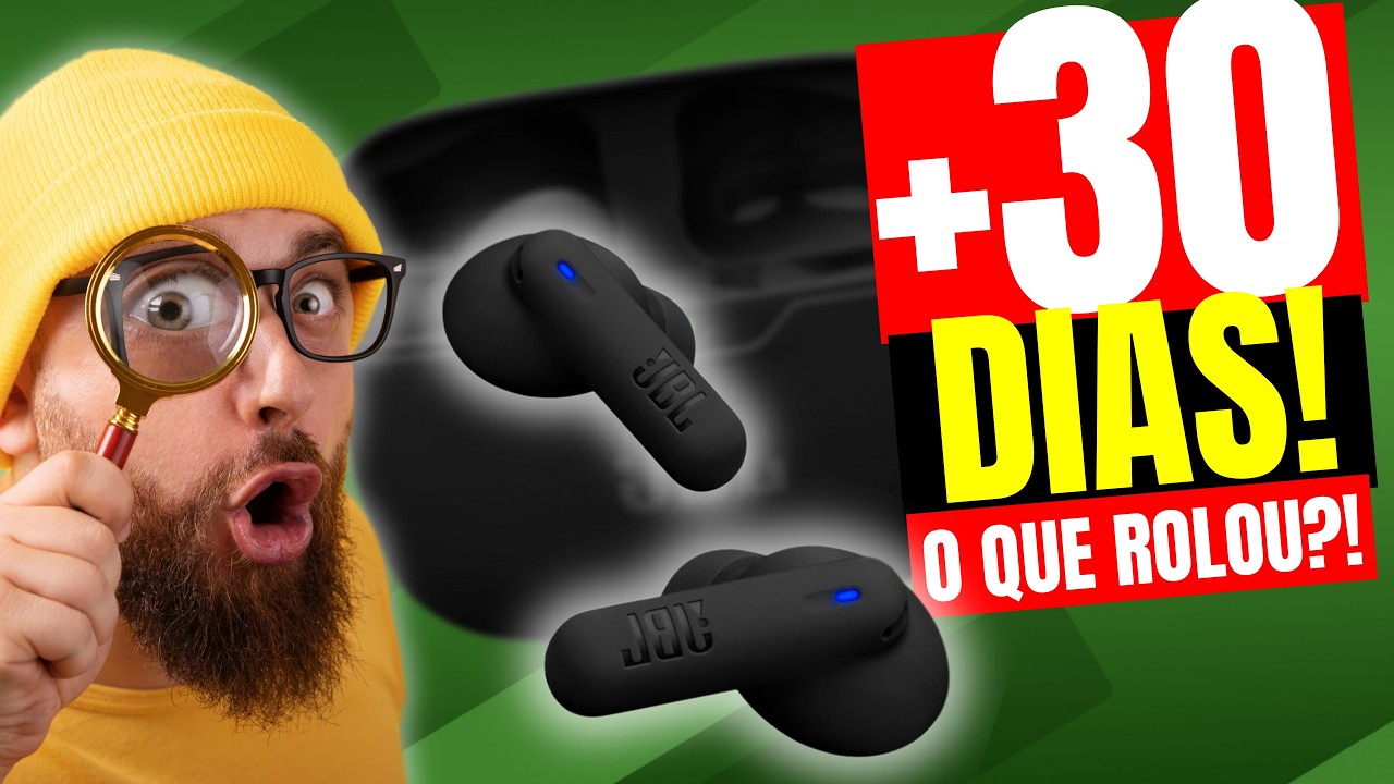 Fone JBL Wave Beam 2: A Verdade Após 30 dias de Uso (Bateria, Conforto, Microfone e Mais!)