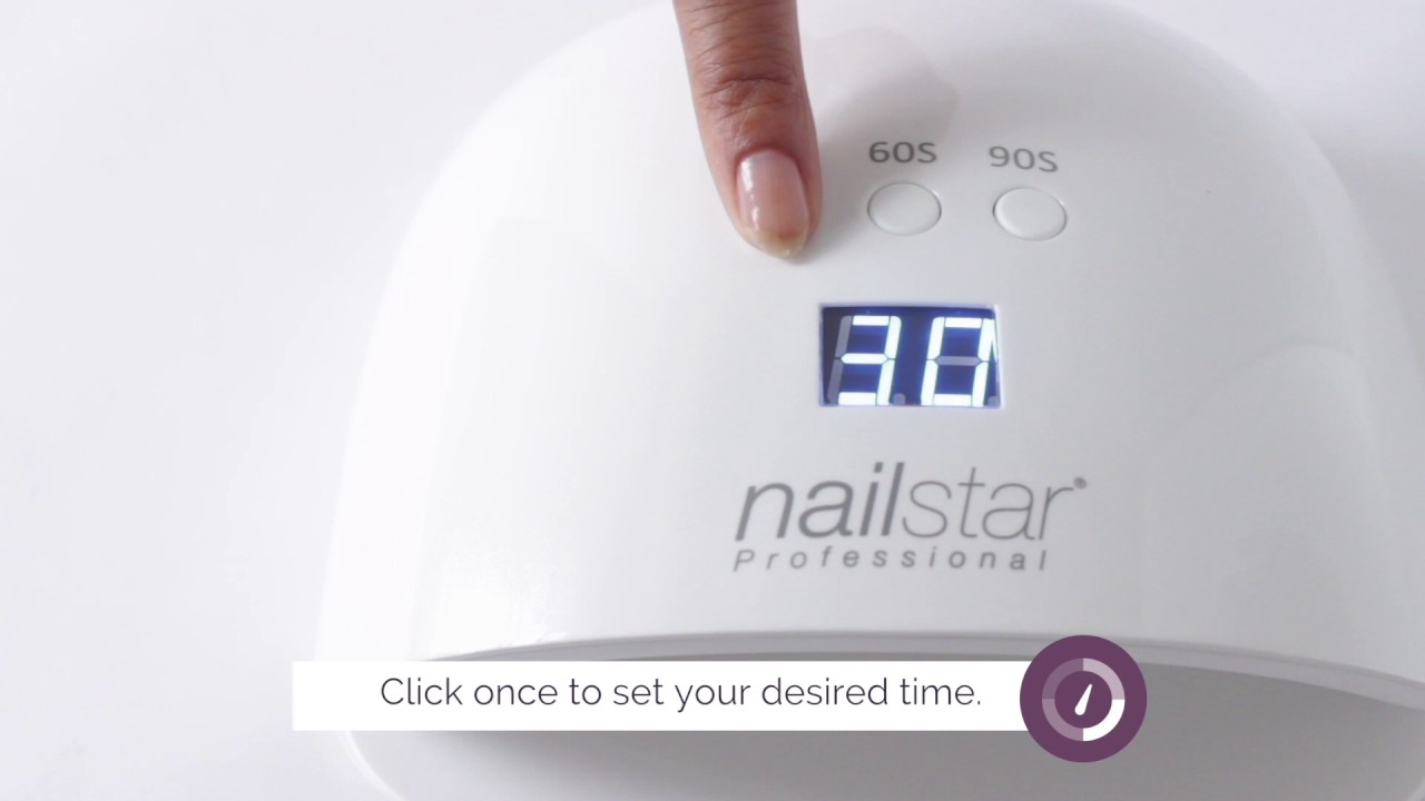 How to cure gel and shellac with the NailStar&reg; UV/LED Nail  Lamp
