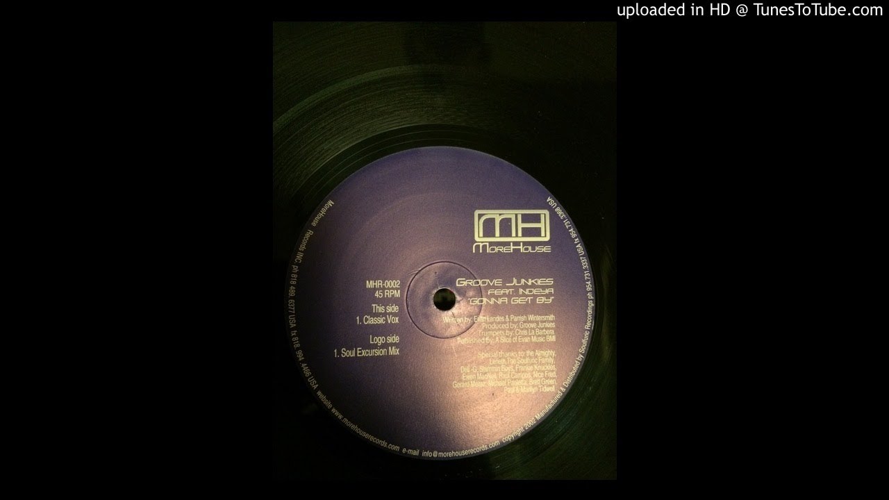 groove junkies feat. indeya - gonna get by - soul excursion mix