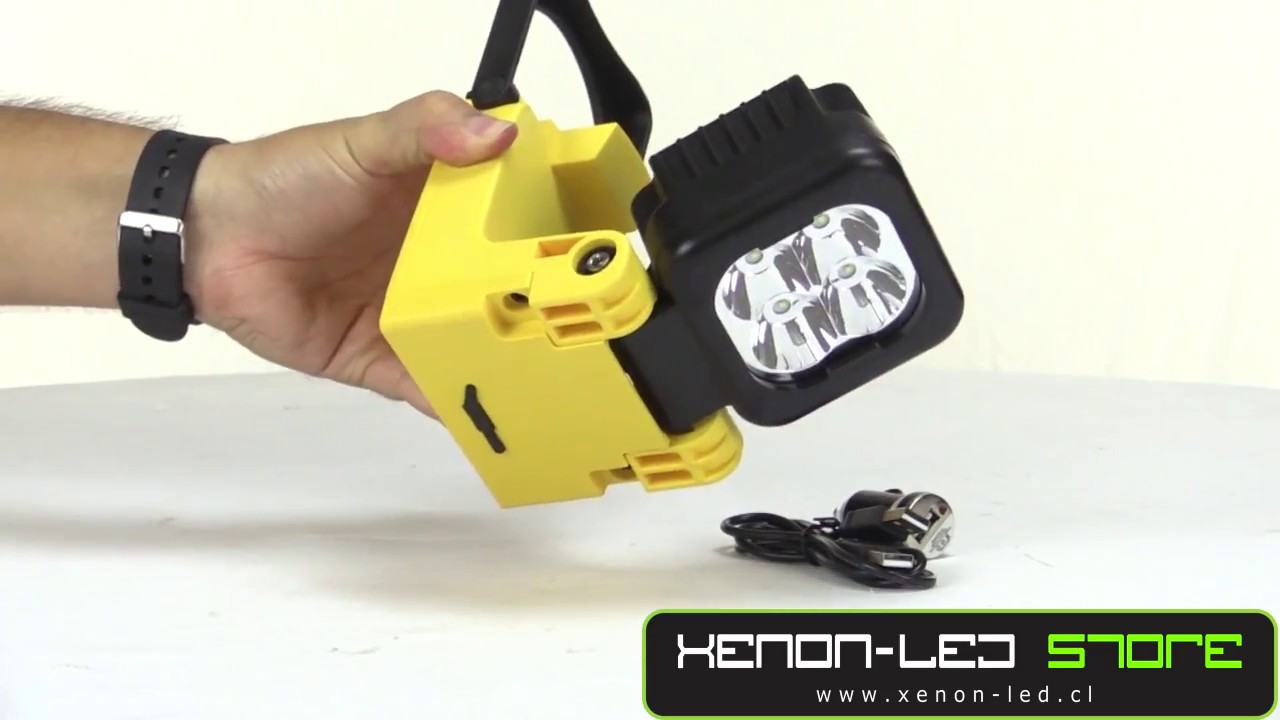 Foco LED Recargable BonTracker One Magnetic 15W y 3 funciones a prueba de agua