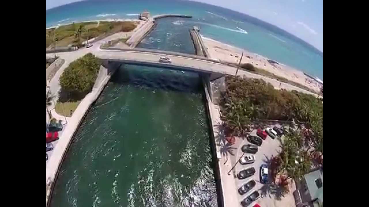 BoyntonBeach Inlet Aerial video