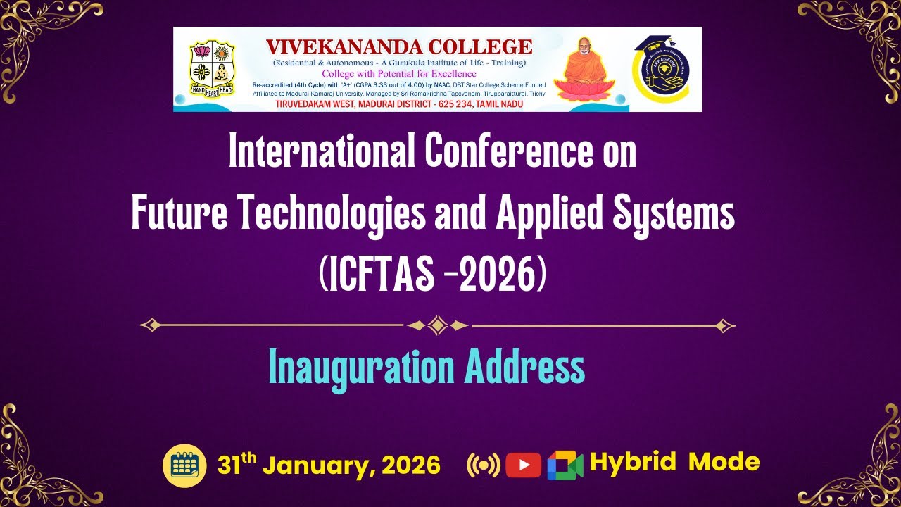 International Conference on Future Technologies and Applied Systems (ICFTAS -2026)