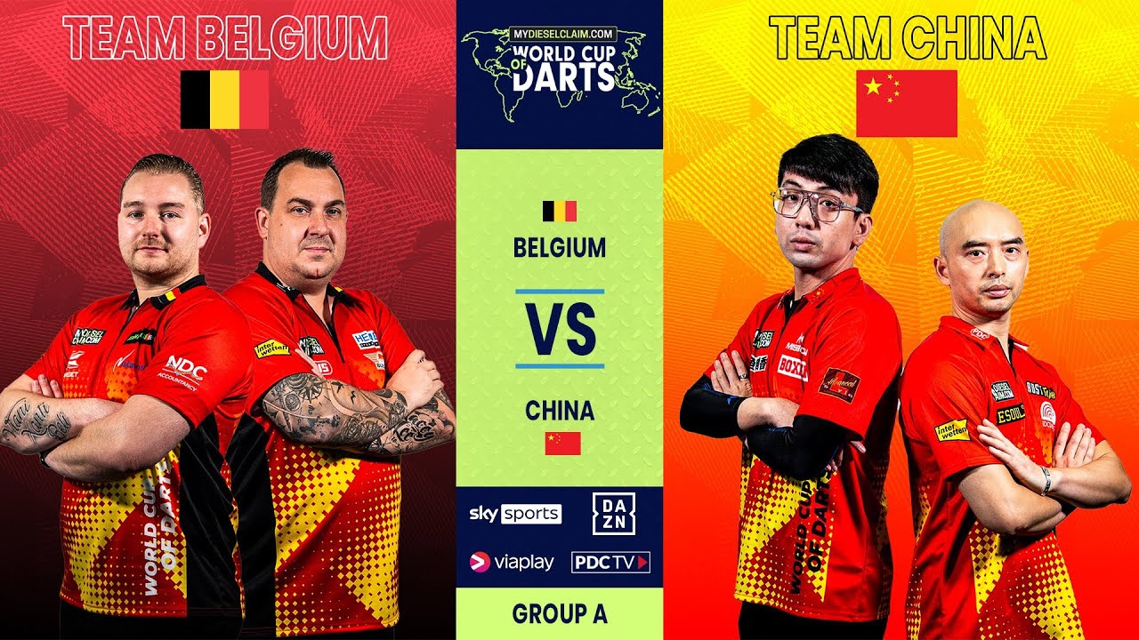 PDC World Cup of Darts 2023 06 16 - Belgium vs China - HUN