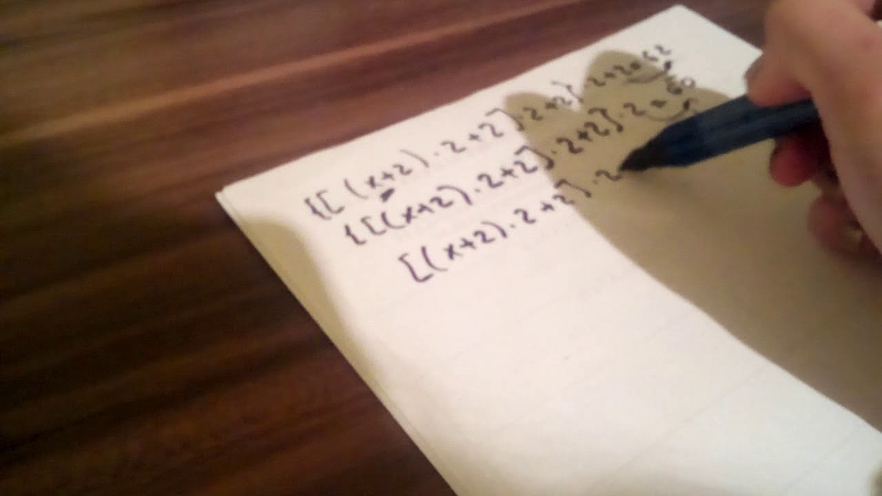 Aflarea necunoscutei in operatii cu paranteze problema rezolvata
