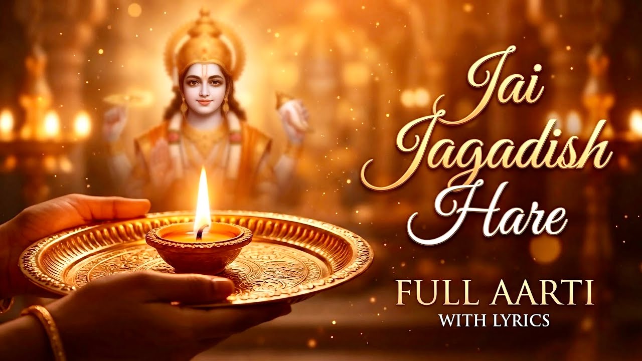 Om Jai Jagdish Hare (Full Aarti) | ॐ जय जगदीश हरे | With Lyrics | Remove Negativity & Fear