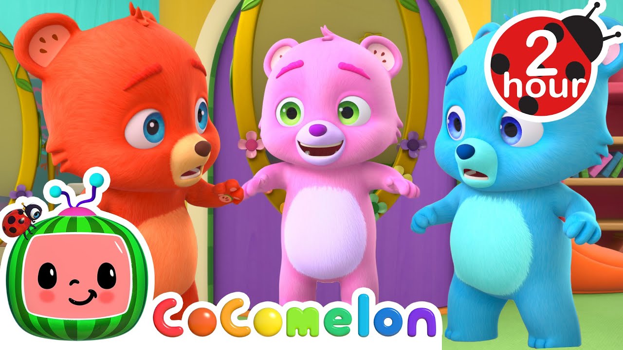 Colorful Bear Clones 🐻 CoComelon JJ's Animal Time Nursery Rhymes and Kids Songs | After School Club