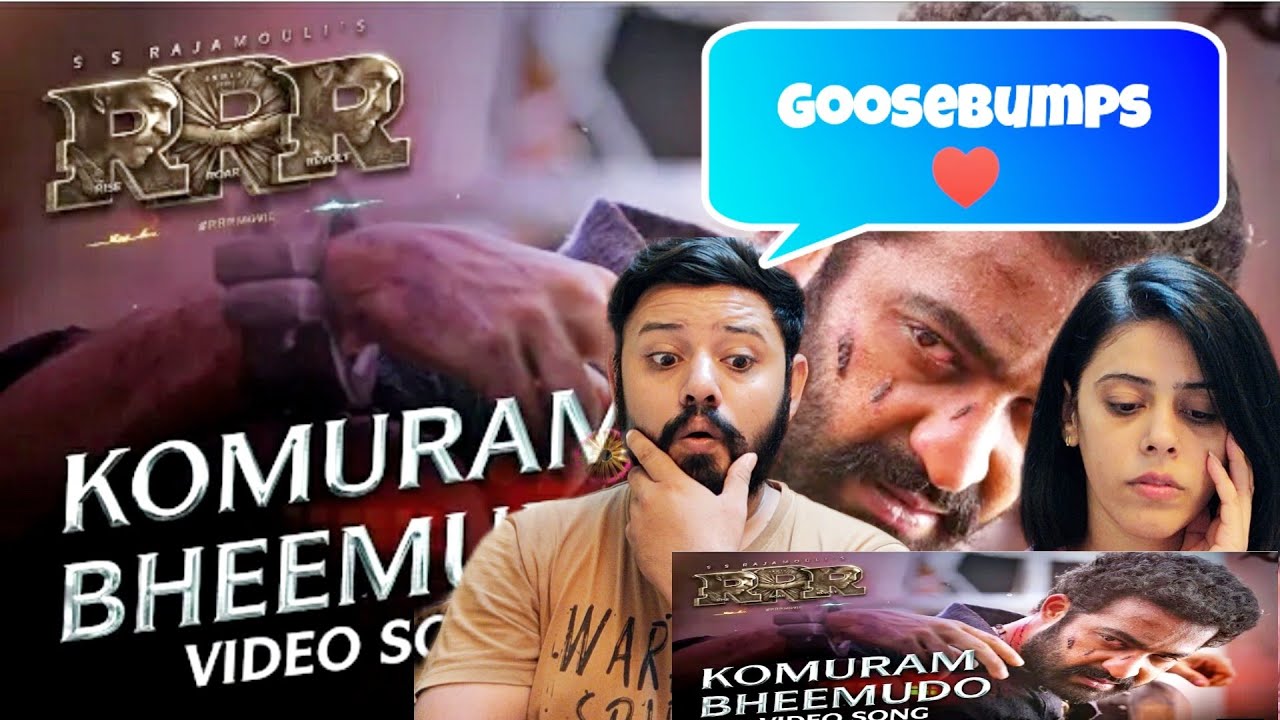 Komuram Bheemudo Song Full Video Reaction | RRR | NTR, Ram Charan | Bhairava |M M Kreem SS Rajamouli