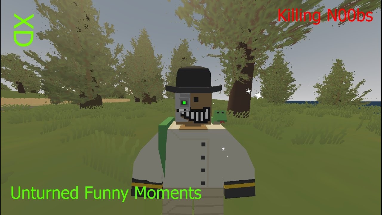 Unturned funny moments: trolling noobs XD