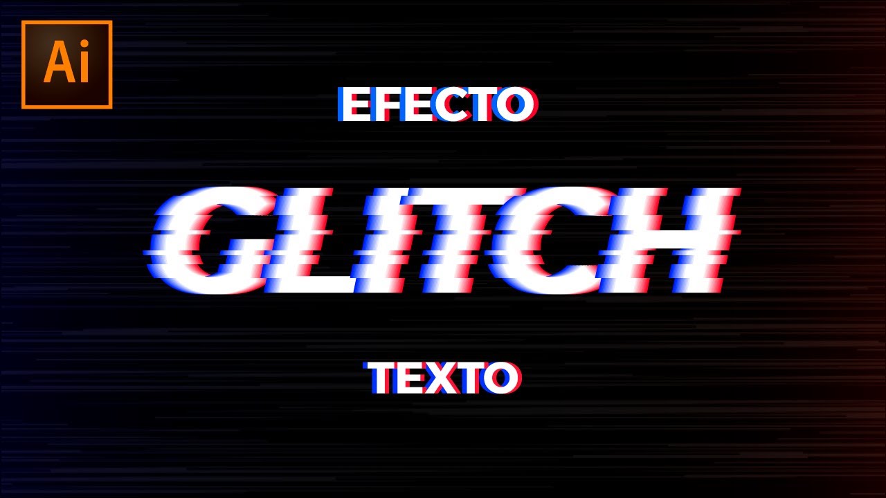 Cómo Hacer Efecto Glitch en Illustrator
