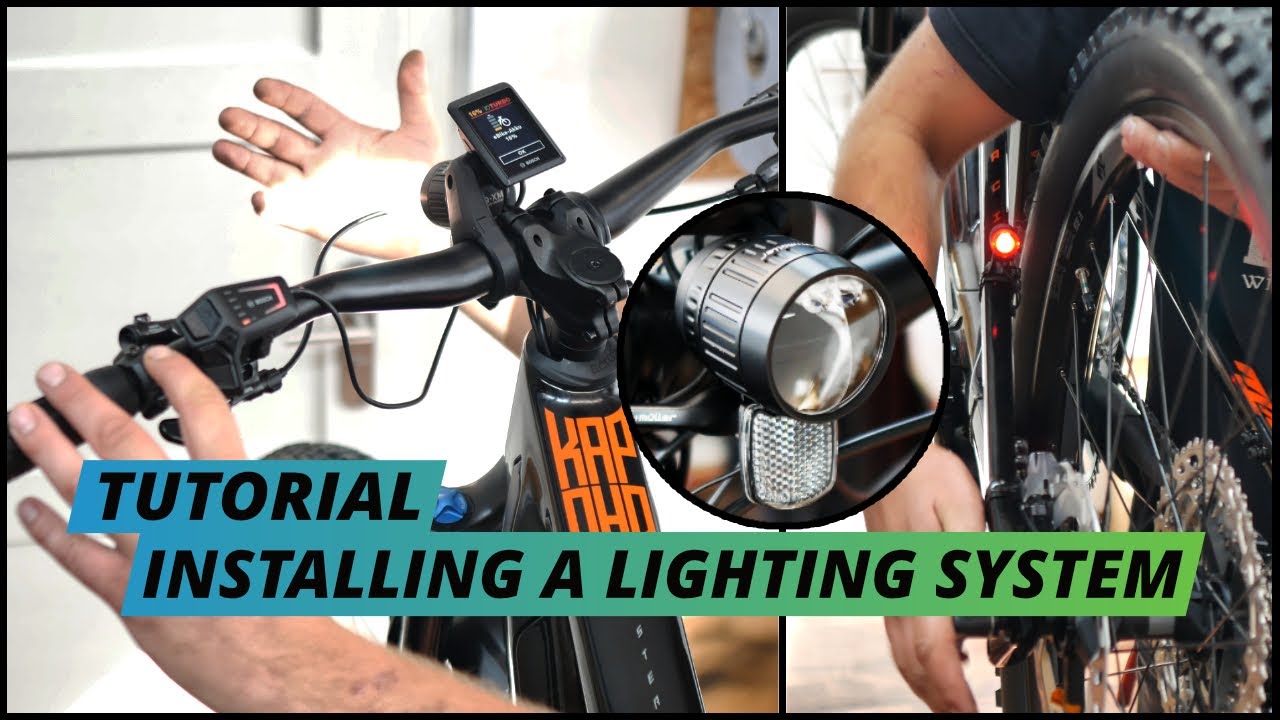 Installing a lighting system on an electric bike | Tutorial | EBIKE24
