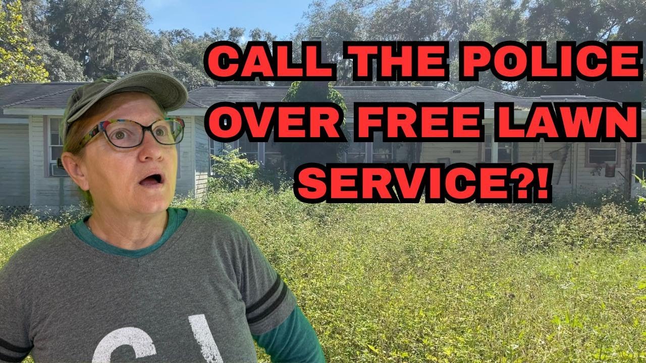 WARNED! POLICE WILL be CALLED if I Mow THIS Elderly Woman's LAWN! asmr