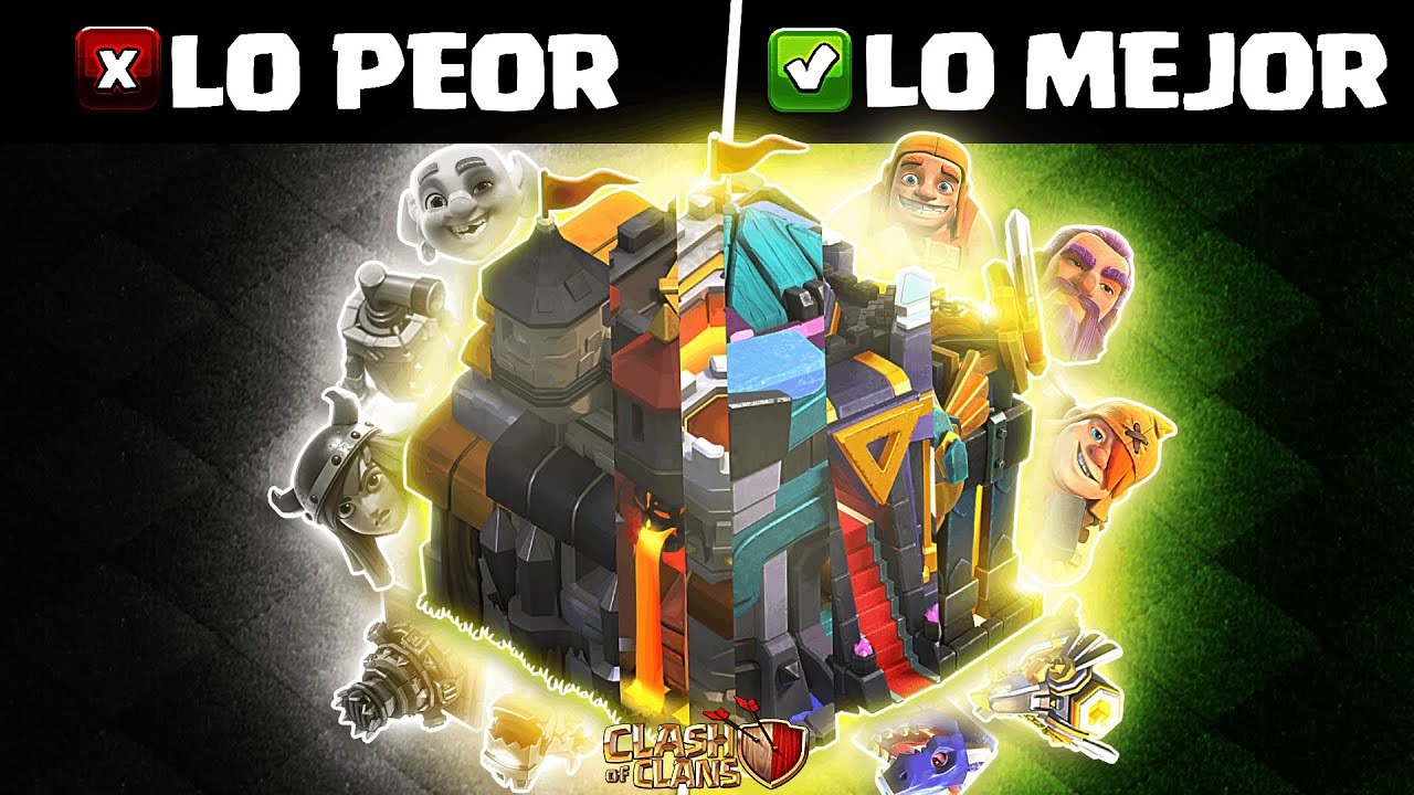 🔥 LO MEJOR y lo PEOR de CADA AYUNTAMIENTO en Clash of Clans (del TH1 al TH17) 🚀