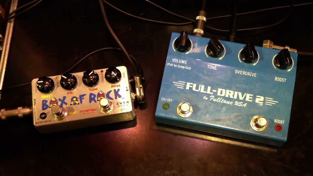 Zvex Box of Rock vs Fulltone Fulldrive 2