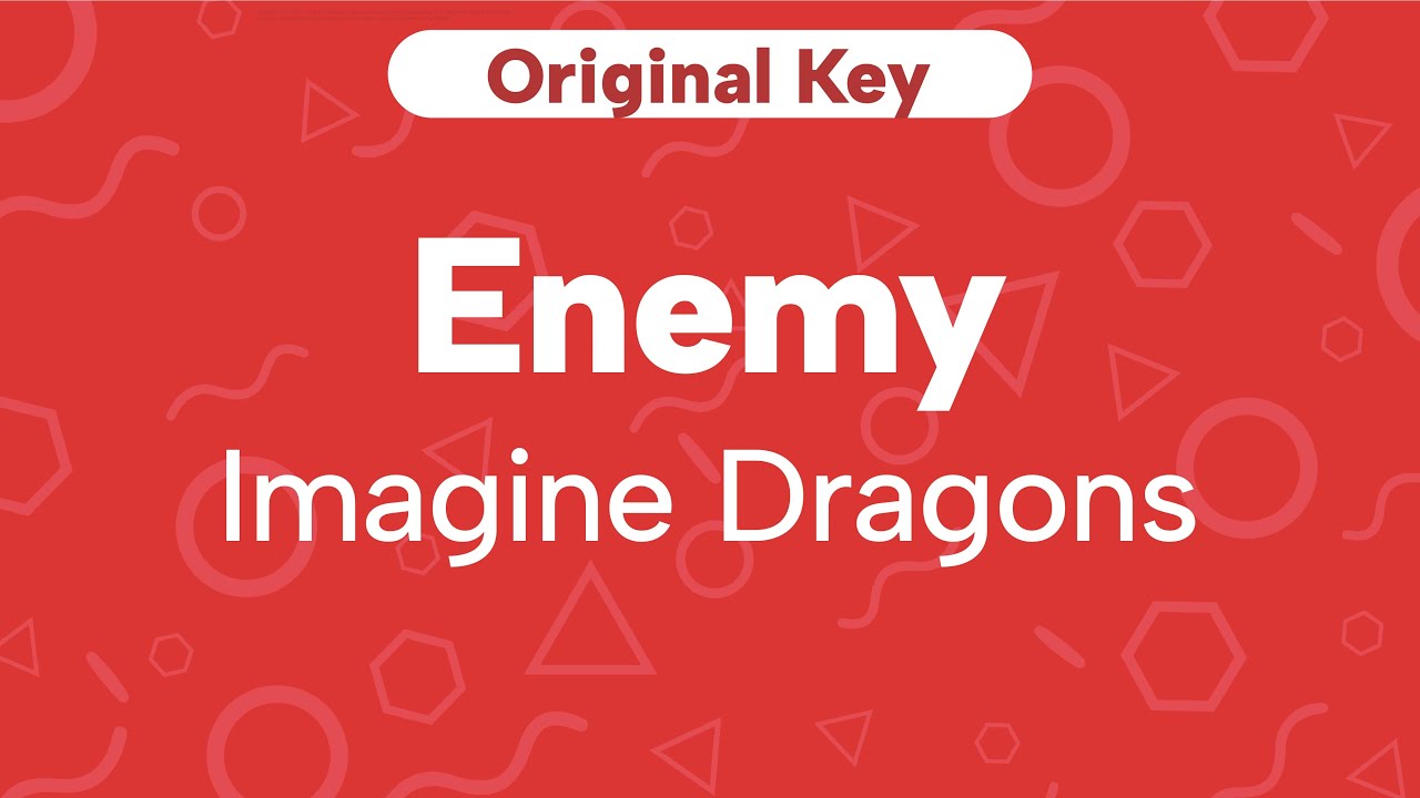 Karaoke Enemy - Imagine Dragons | Original Key (Cover with Backing Vocals)