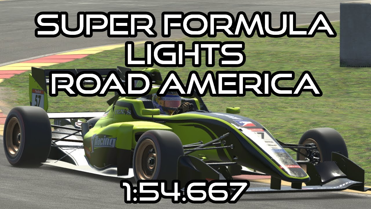 iRacing Super Formula Lights 24S2 - Week 1: Road America Hotlap
