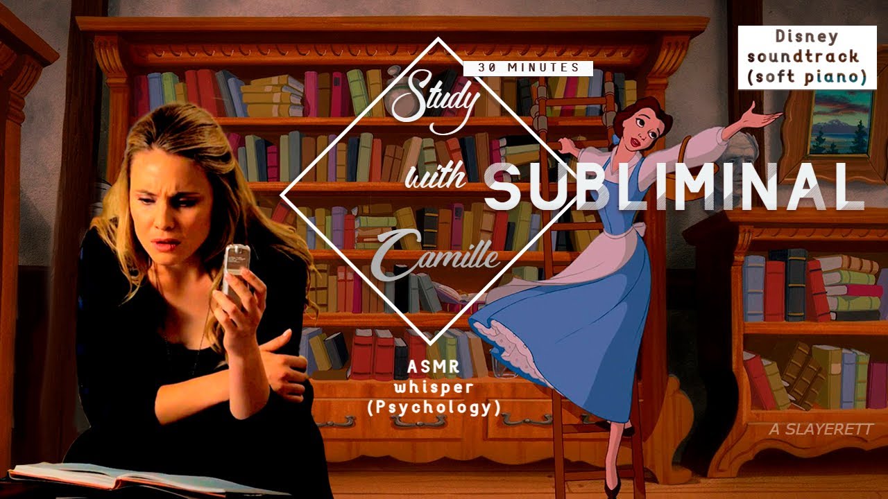 Going through your audio notes with Cami || Subliminal study with Disney piano soundtrack + ASMR