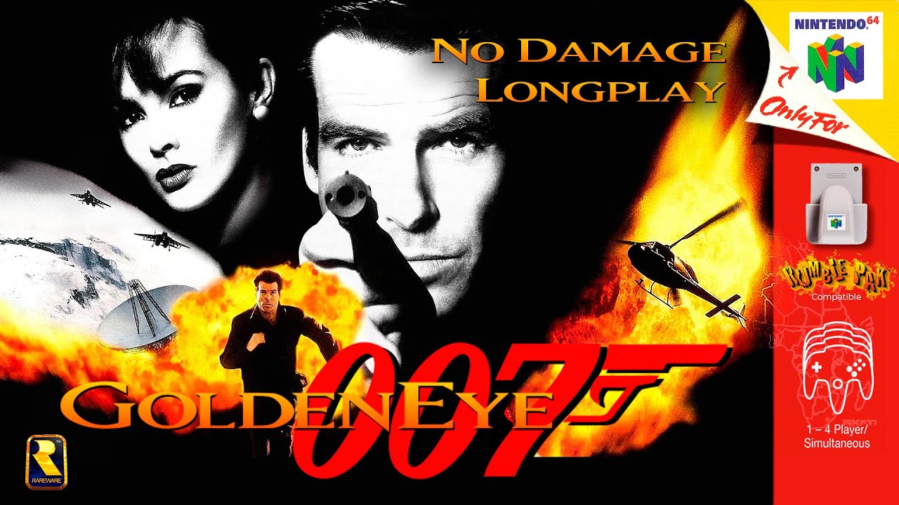 GoldenEye 007 N64 - Longplay - No Damage (Real N64)