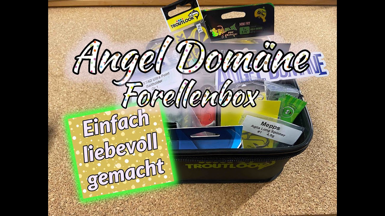 Angel Domäne Forellenbox 1! Eine Box mit Allem was man braucht....