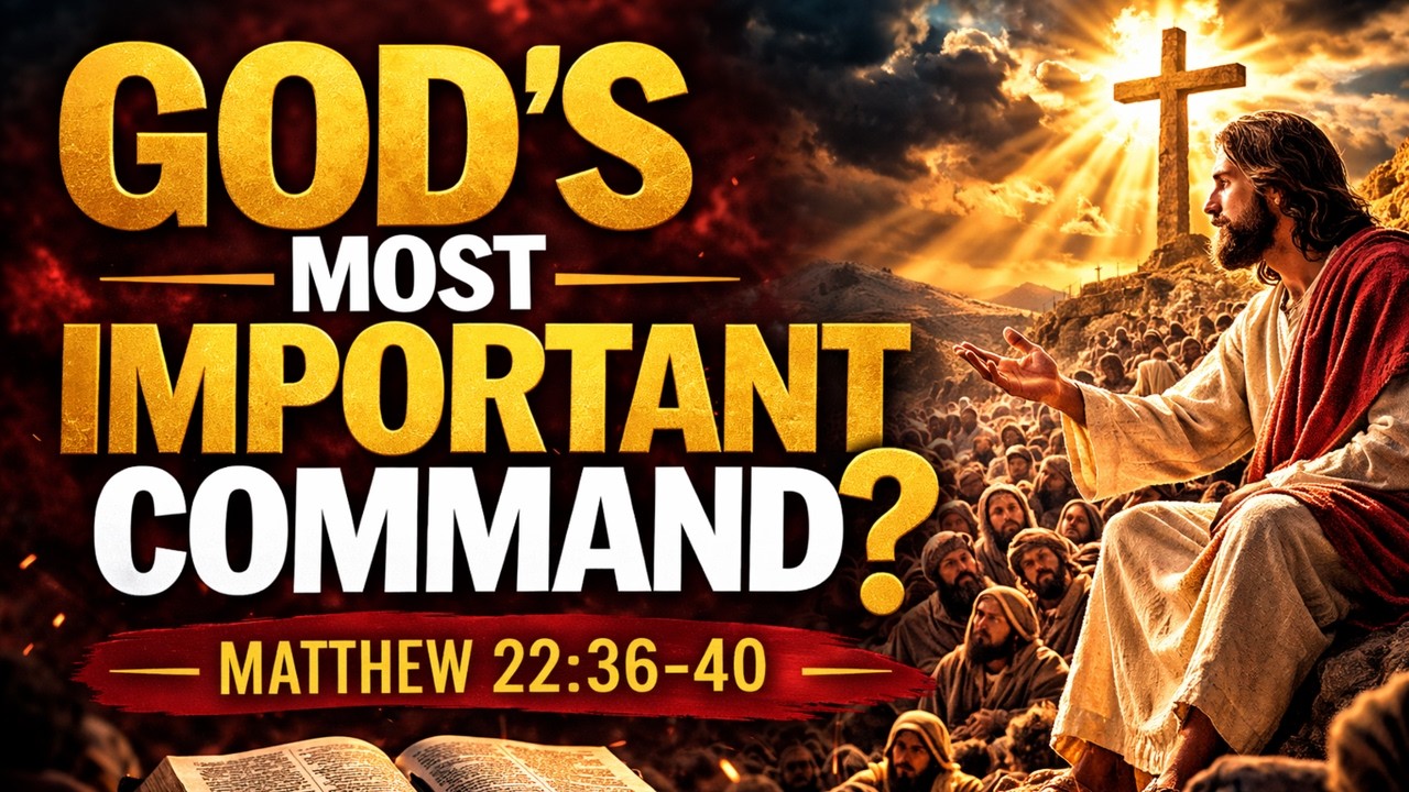 The Two Greatest Commandments — Love God & Love Your Neighbor | Matthew 22:36–40 Explained