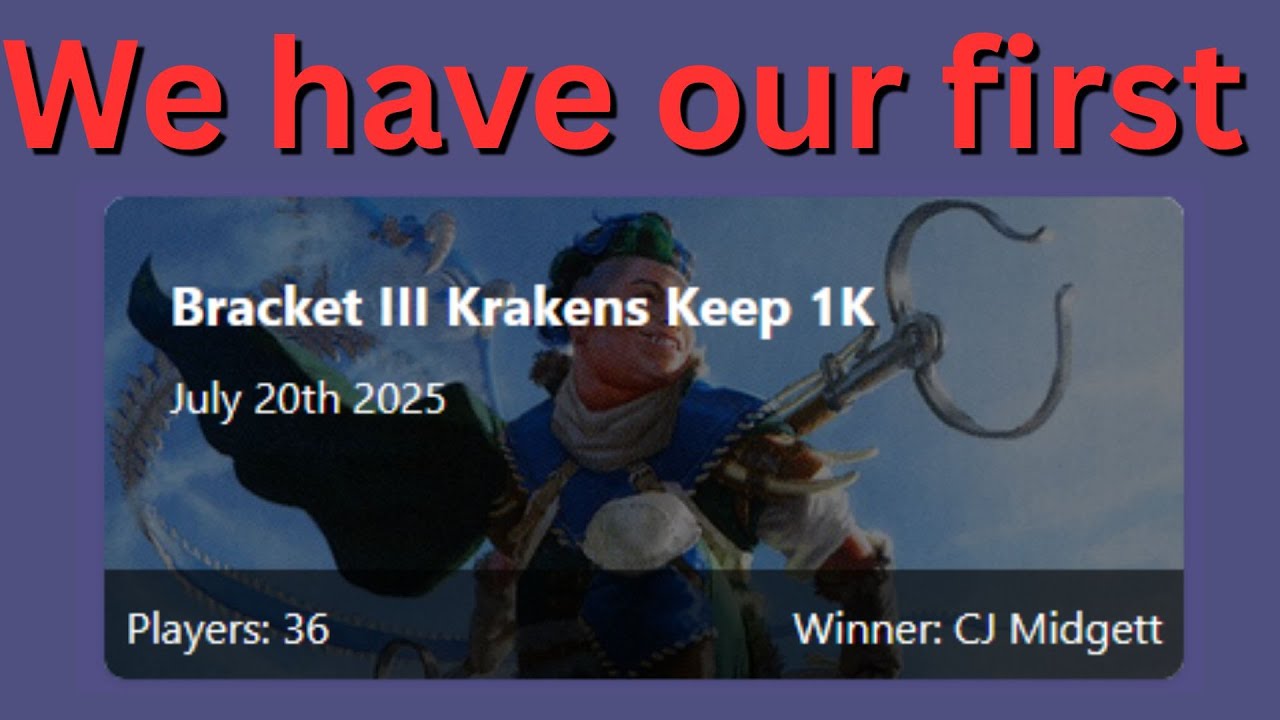 Bracket 3 competitive commander tournament