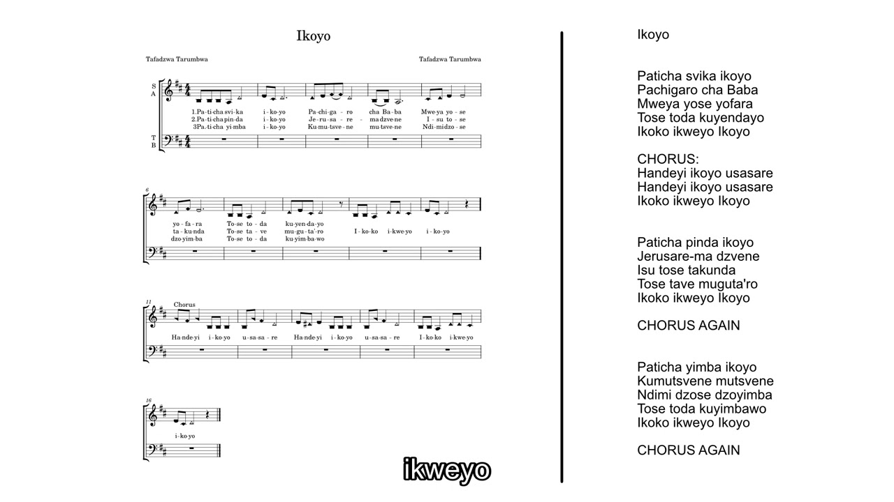 Ikoyo (ikoko ikweyo ikoyo)