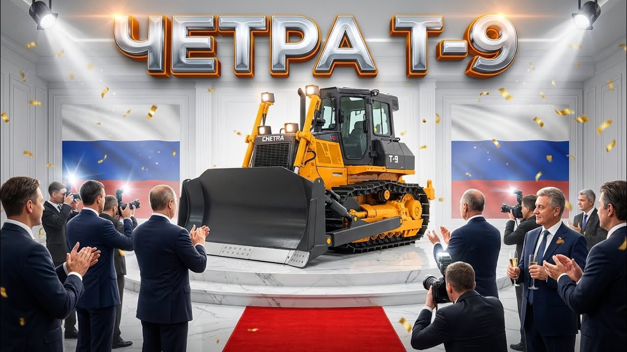 ЧЕТРА Т-9 - Полный Обзор Российского Бульдозера | Технические Характеристики и Возможности 2025