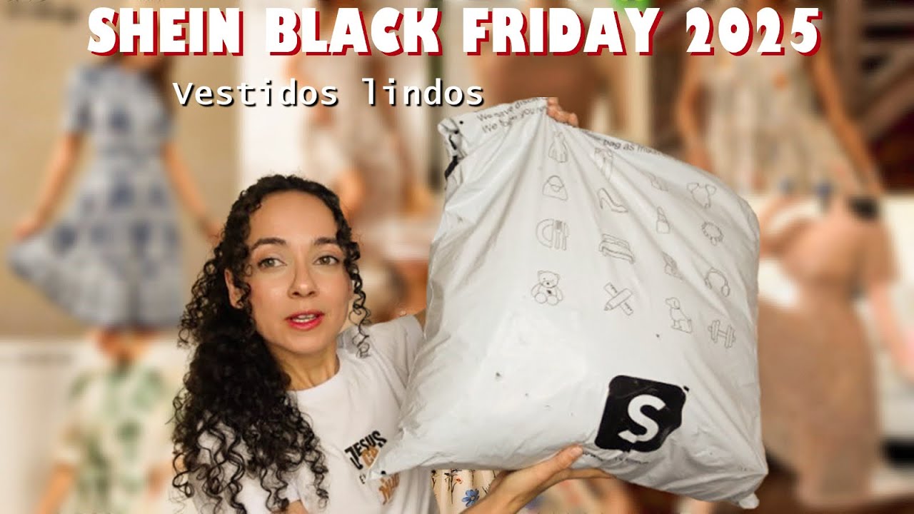 PROVANDO VESTIDOS DA SHEIN MODA MODESTA - SHEIN BLACK FRIDAY 2025 | Oeslanhiny Nunes