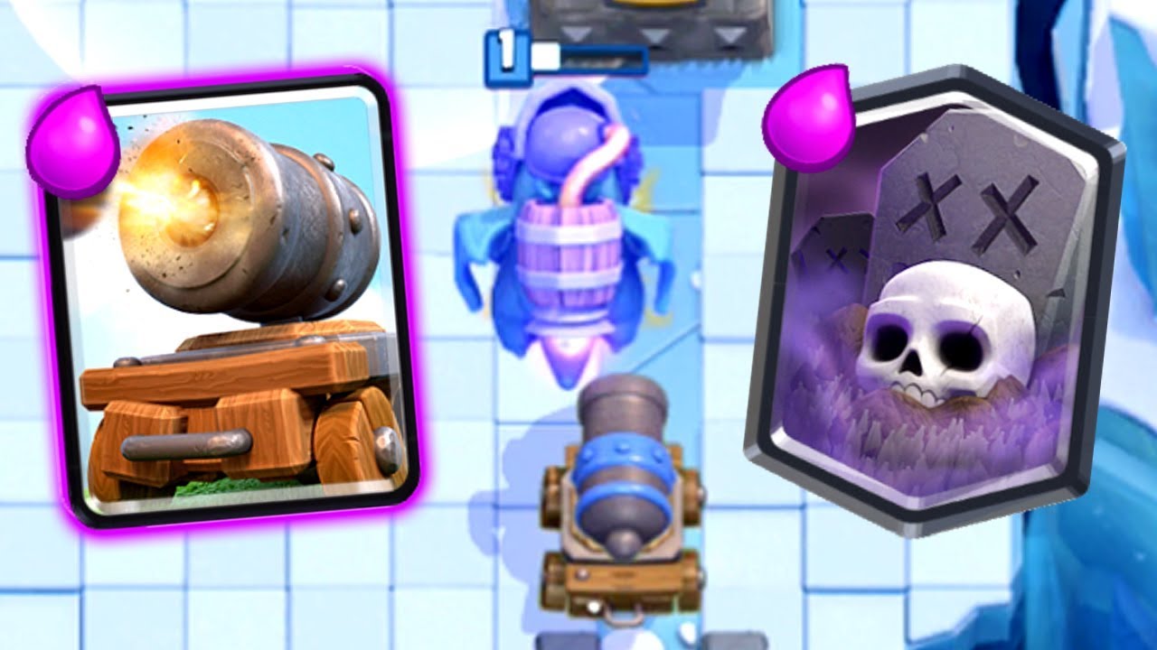 Clash Royale - CANNON CART SPLASHYARD!