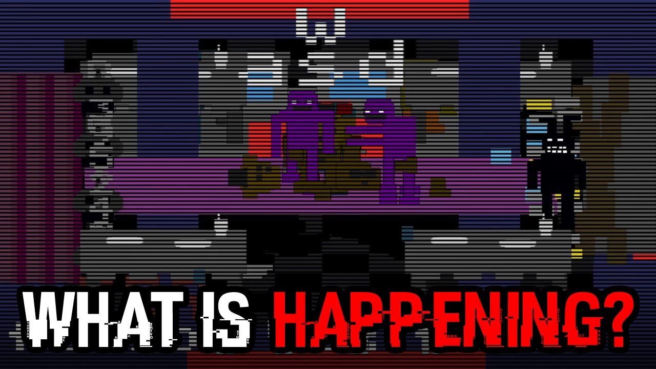 Playing Fnaf but every object is visible at once